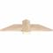 Ekena Millwork Eugene Smooth Timber Gable Bracket, Douglas Fir, 36"W x 10"H x 1 1/2"D x 5 1/2"F, 7/12 Pitch GBW036X10X0206EUG00SDF - alternate 3